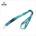 Kundenspezifische Logo Silk Screen Bedruckte Hals Lanyard